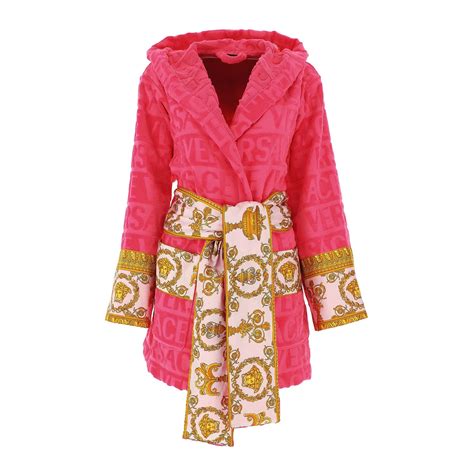 pink versace robe dhgate|versace hooded bathrobe.